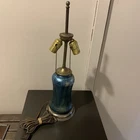 Tiffany Favrile STYLE lamp Antique  21” H Beautiful!