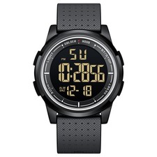 Ultra-Thin Minimalist Sports Waterproof Digital Watches Men with Wide-Angle D...