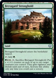 Bretagard Stronghold - Kaldheim #253 Uncommon Land