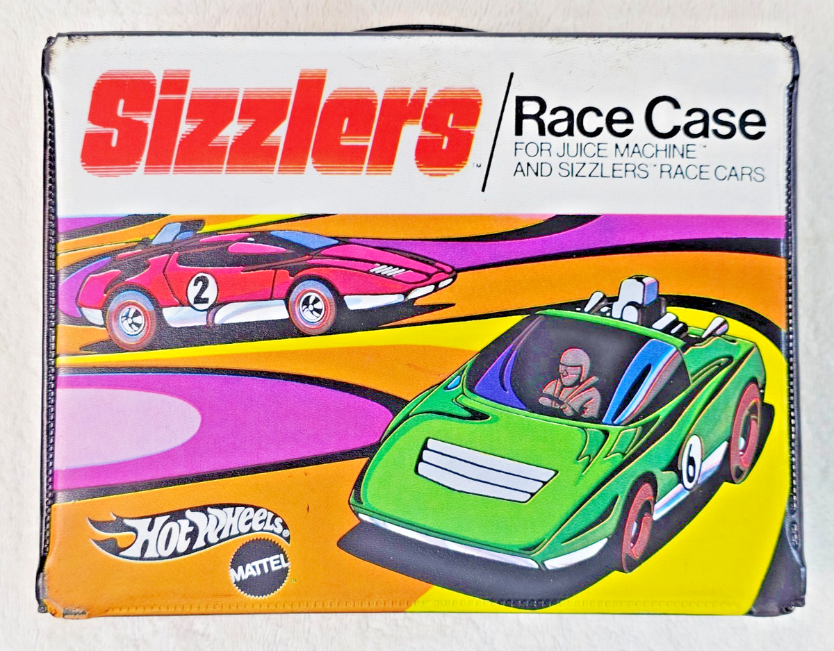 1970 Hot Wheels Sizzlers Race Case #5499 w/ Orange Tray – Carry