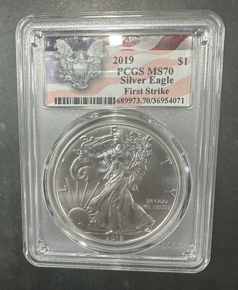 American Eagle MS 70 Graded 2019 Silver Bullion Coins for sale | eBay