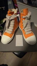 Rick Owens DRKSHDW Ramones High Orange Size 42
