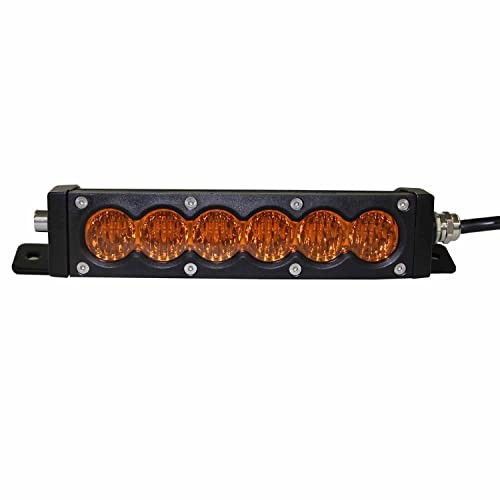 AngelMa Series 7inch Led Light Bar Amber Single Row Driving Working Offroad - Picture 4 of 8