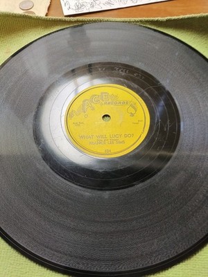 2 SIDED GUITAR RIPPER -FRANKIE LEE SIMS-WHAT WILL LUCY DO-ACE RECORDS 78RPM