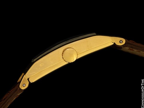 1942 PATEK PHILIPPE "Tegolino" Vintage Herren 18K Gold Uhr - Papiere & Garantie - Bild 4 von 14