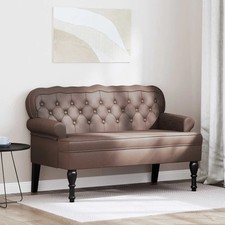 Chesterfield Bank Kunstleder Traditionelle Si...