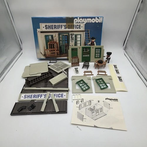 Vintage Playmobil 3423 Western Old Sheriff’s Office - With Box! Nice! Complete!