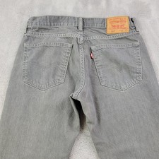 Levis 559 Jeans Mens 32x30 Gray Relaxed Fit Straight Leg