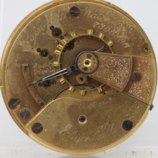 ELGIN 7306886 GRADE 145, 18s 15j POCKET WATCH MOVEMENT RUNS M15