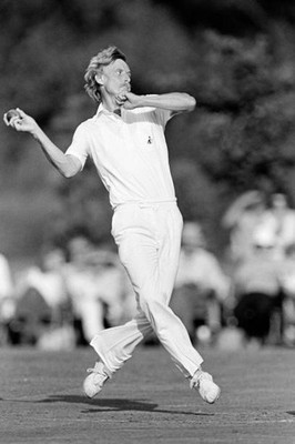 Stuart Turner bowling for Essex during their John Player League ma- Old Photo