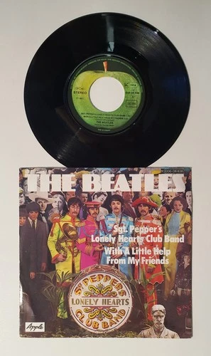THE BEATLES SGT. PEPPER'S LONELY HEARTS CLUB BAND 1978 GERMANY 7"
