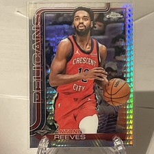 2025-26 Topps Chrome Antonio Reeves Prizm Refractor #108 Pelicans