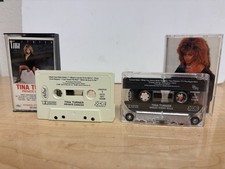 Lot of 2 Tina Turner Music Cassette tapes Private Dancer  Break Every Rule