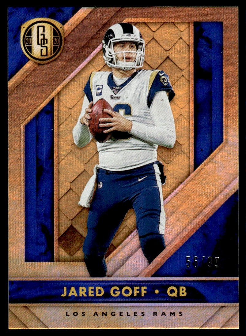 2020 Panini Gold Standard Jared Goff 56/99 Los Angeles Rams #81