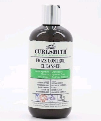 Brandneu Curlsmith Frizz Control Cleanser sanftes feuchtigkeitsspendendes Shampoo alle Locken 355 ml