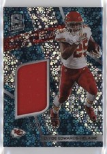 2020 Spectra Next Era Relics Neon Blue Prizm 7/75 Clyde Edwards-Helaire 8p8