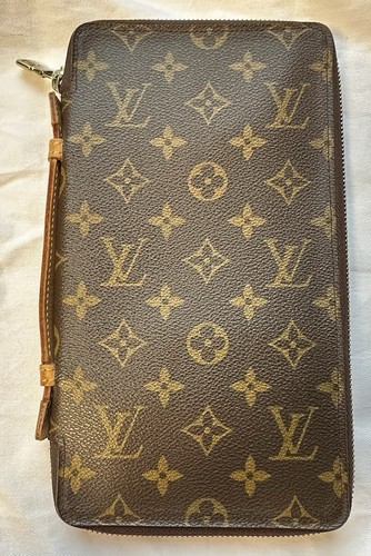 LOUIS VUITTON Organizer De Voyage Wallet Monogram Leather Vintage Travel M60119