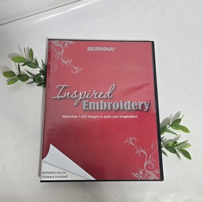 BERNINA Inspired Embroidery CD-ROM & Book 1000+ Designs ArtLink Software 2010