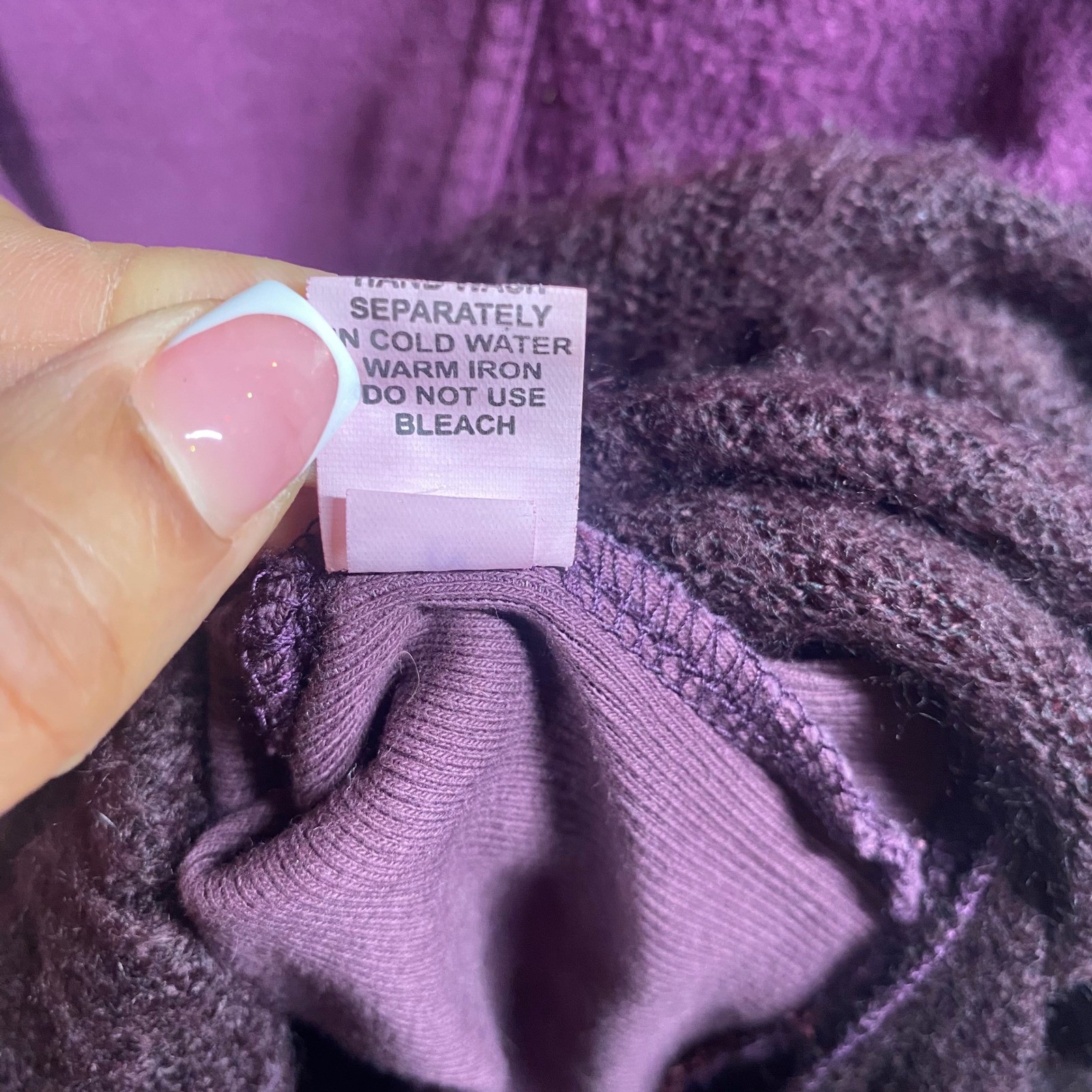 Whimsigoth Jacket Medium Purple Patchwork Boho In… - image 7