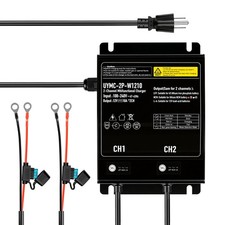 2-Bank 12V Smart Onboard Marine Battery Charger Waterproof
