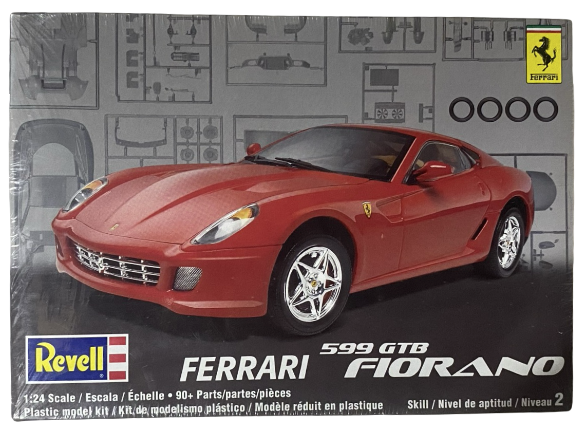 Revell フェラーリ599 GTO プラモデル 1:24 Revell Ferrari 599 GTB Fiorano 1:24 Model Kit NEW SEALED 2007