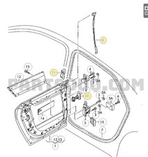 2003-2010 Audi A8 Quattro Window Regulator 4E0839461C