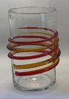 Vintage Blenko 6710A Joel Meyers Tangerine Honey Spiral Vase 9.5” MCM Art Glass