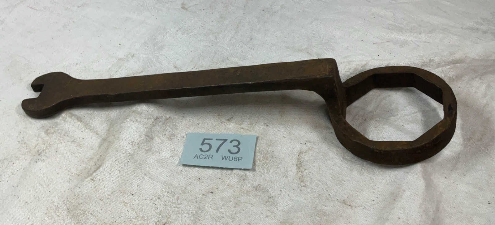 Vintage Antique Tractor Wrench open ring Spanner wagon Tool farm engine wheels