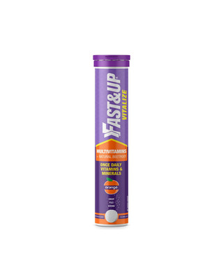 Fast&Up Daily Multivitamins (20-Day Pack, Tasty Orange Flavor) 21 Fast-Acting Vi