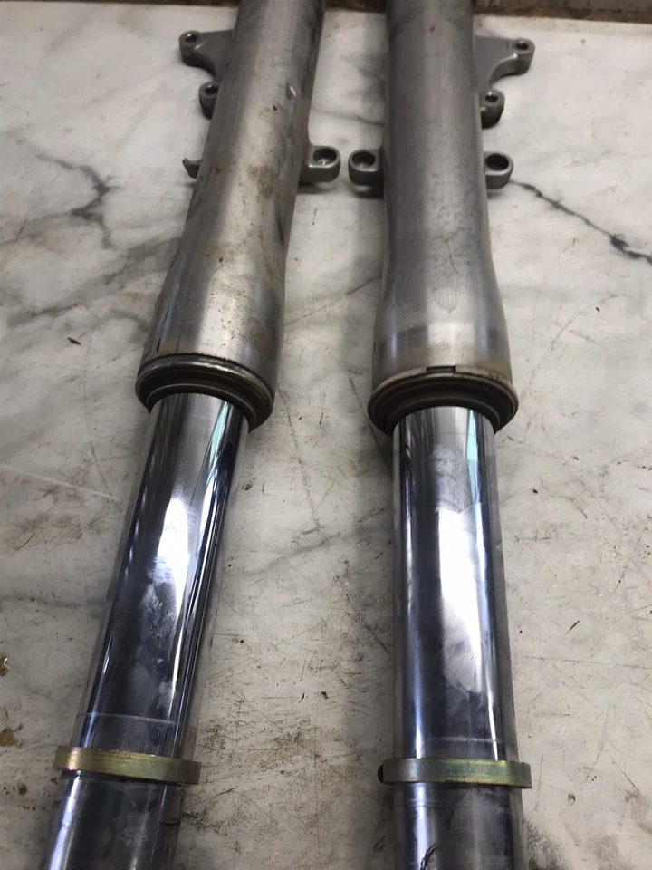 05 Kawasaki VN 2000 VN2000 Vulcan horquilla delantera tubos amortiguadores derecha izquierda Foto 3 de 4