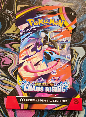 Pokémon TCG Chaos RisinG Mega Evolution Booster Pack Greninja 10 Cards + Code