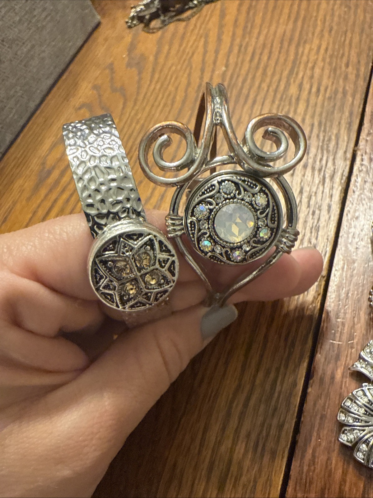 Gingersnaps Interchangeable Snap Charm Cuff Brace… - image 3