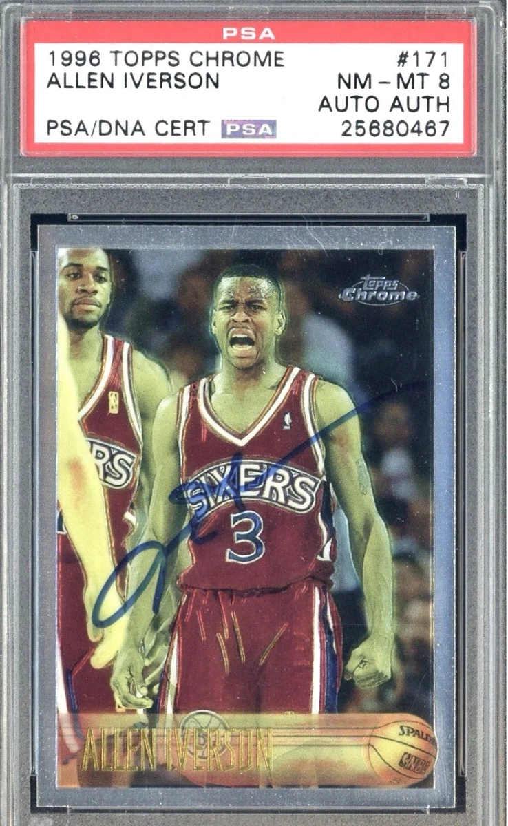 1996-97 Topps Chrome - Allen Iverson #171 for sale | eBay