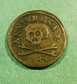 Rare 1653 Saint Lambert Communion token