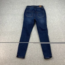 Judy Blue Skiny Fit Exposed Button Fly Jeans Size 7/28 Style JB88134 Mid Wash