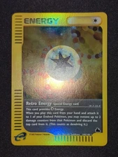 POKEMON SKYRIDGE - #144/144 Retro Energy - Reverse Holo - Near Mint