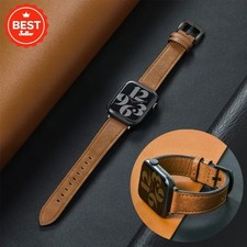 Genuine Leather Apple Watch Band Strap for iWatch Series 11 9 8 7 Ultra 38-49mm