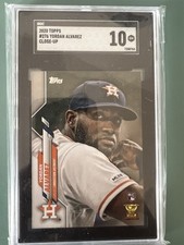 2020 Topps-Photo Variation Portrait #276 Yordan Alvarez (RC) SGC 10 Low Pop SSP
