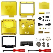 Replacement Housing for Nintendo GBA Game Boy Advance SP Shell Gold Zelda