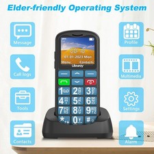 Big Button Large Number Mobile Phone Elderly Senior 2G Unlocked SOS Easy to Use