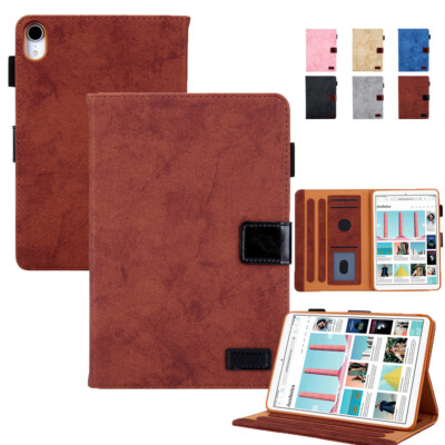 For iPad 5/6/7/8/9th Gen Air 11'' M4 Mini 6 7 Shockproof Case Leather Stand Cover