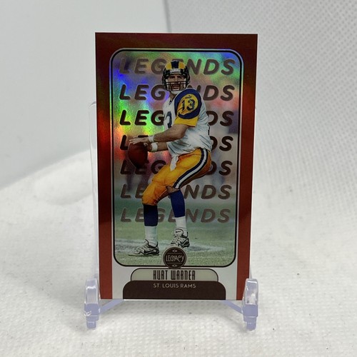 2021 Panini Legacy Legends Premium Edition Mini Ruby /75 Kurt Warner #102 HOF