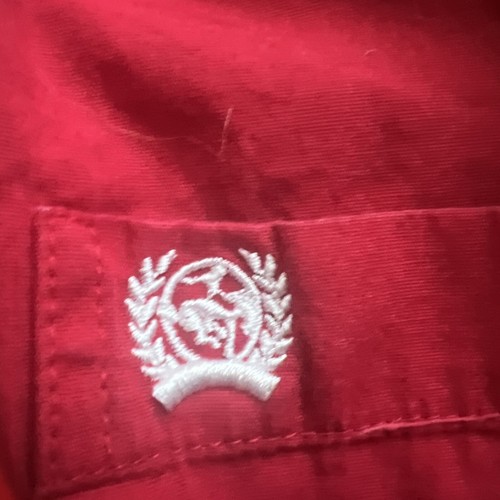 CINCH Shirt Boy's L 12 Red Long Sleeve Stock Show U Competition - Picture 4 of 10