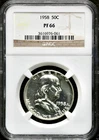 1958 50C Proof Franklin Half Dollar - NGC PF 66   CC53
