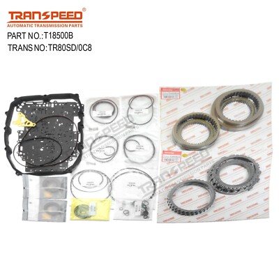 NEW 0C8 TR80SD Transmission Master Rebuild Kit Overhaul For AUDI Q7 3.0L 4.2L