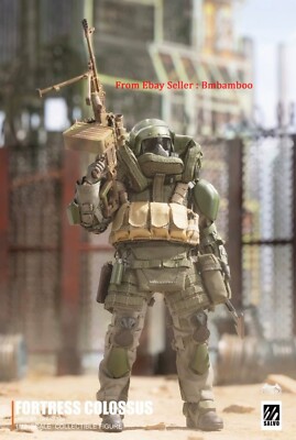 HASUKI 1/12 SALVO SA02 Black Ops Fortress Colossus Action Figure