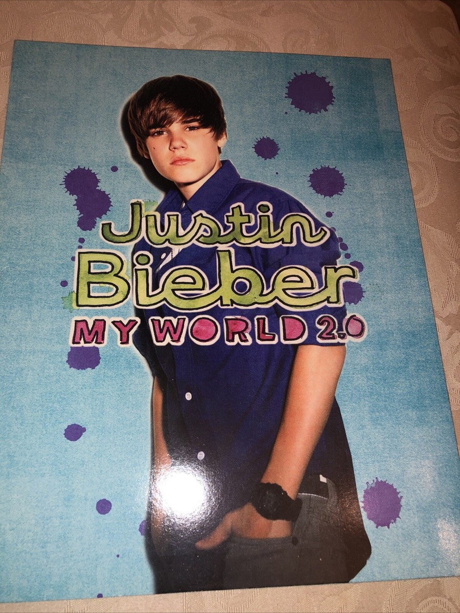 Justin Bieber Mead Note Book Folder 2 Pocket RARE 2010 New | eBay