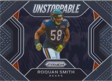 Roquan Smith 2020 Panini Prizm Football NFL Unstoppable Insert Chrome Card #1
