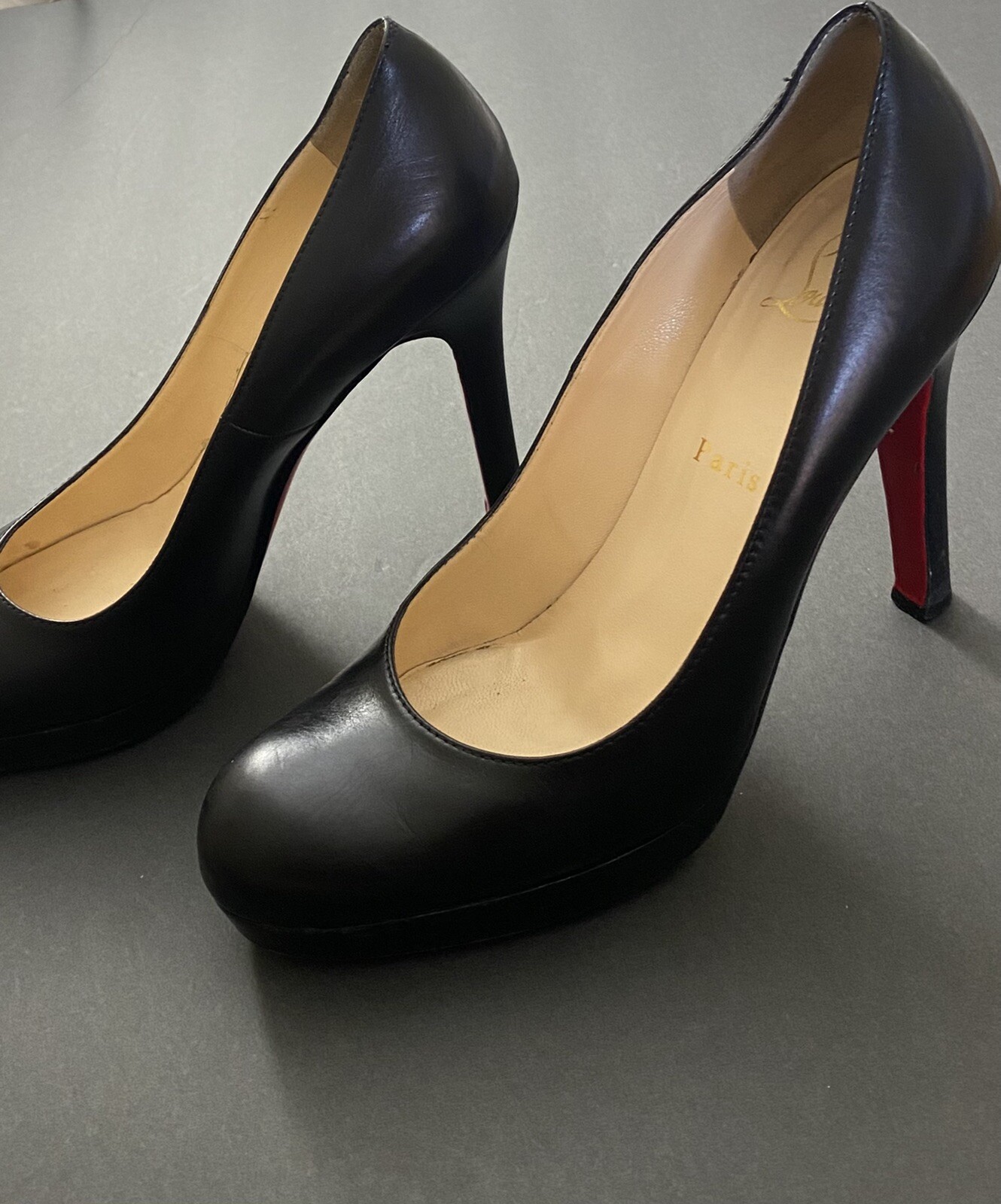 CHRISTIAN LOUBOUTIN Black Patent 