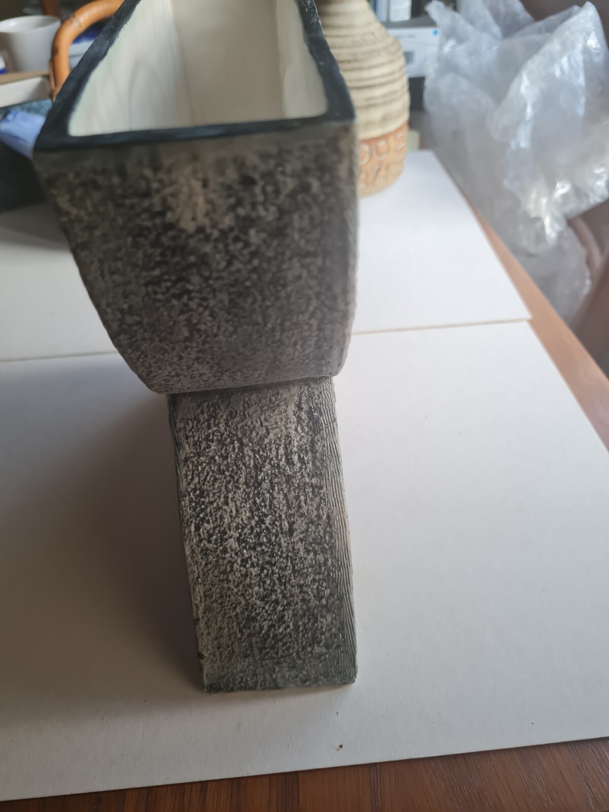 Troika Pottery Anvil Vase by Walters Striking Piece eBay